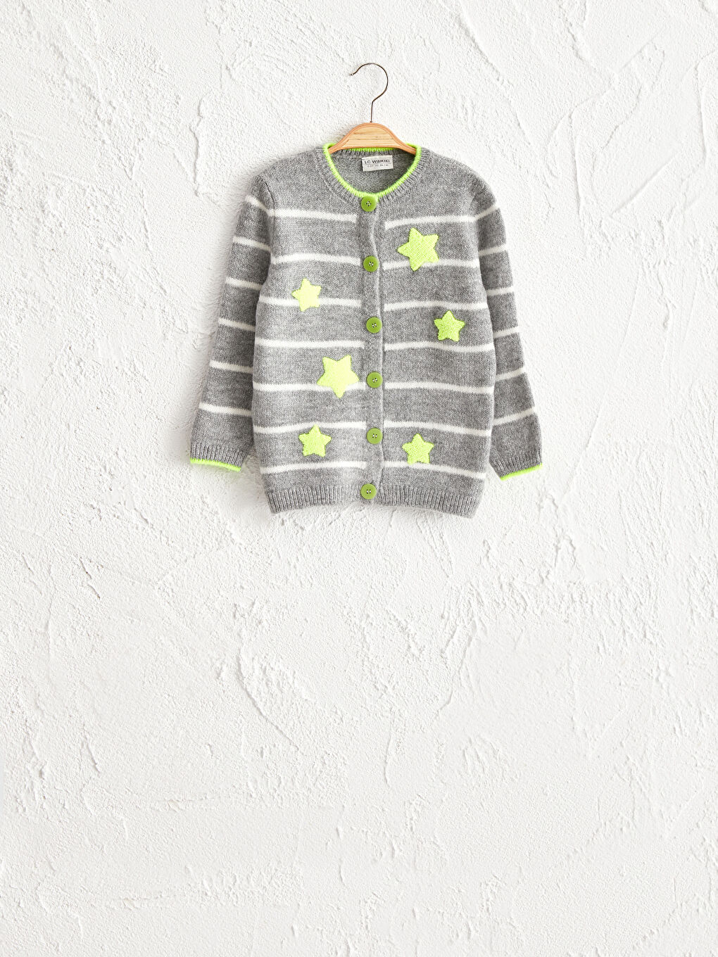 LCW Kids Girl's Heavy Tricot Cardigan -0W2406Z4-CT3