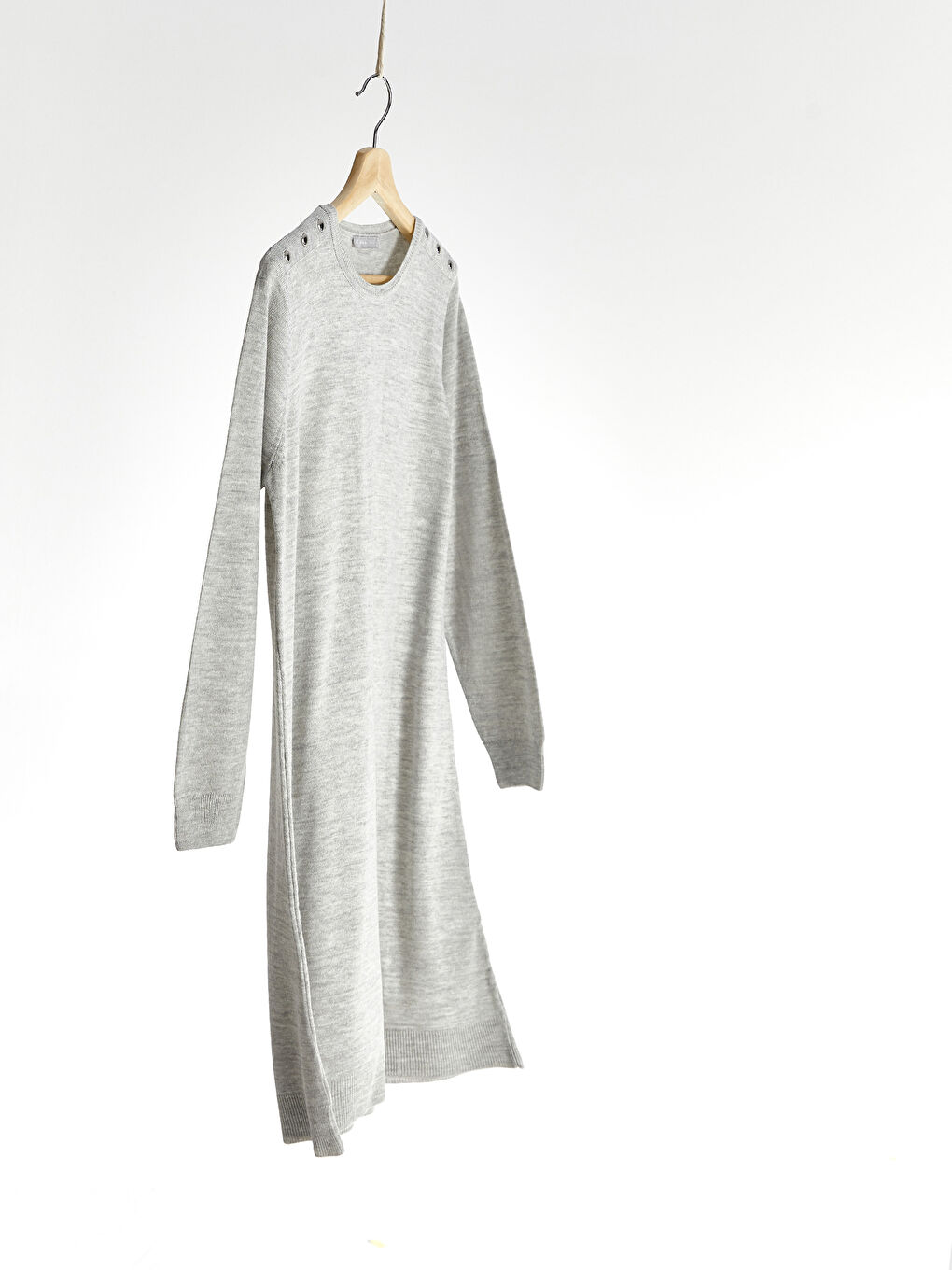 Crew Neck Long Sleeve Women's Tunic-1