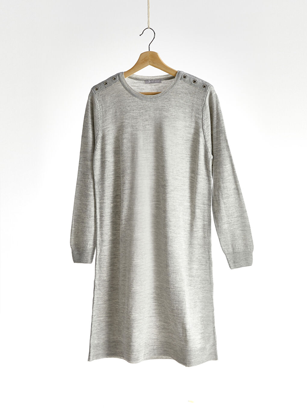 Crew Neck Long Sleeve Women's Tunic-2