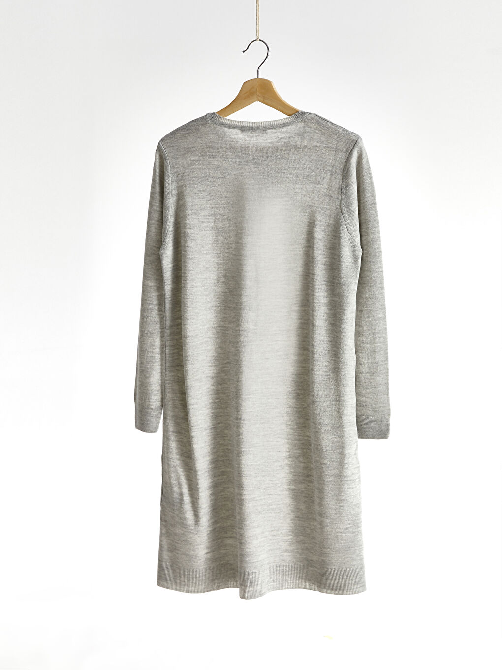 Crew Neck Long Sleeve Women's Tunic-3