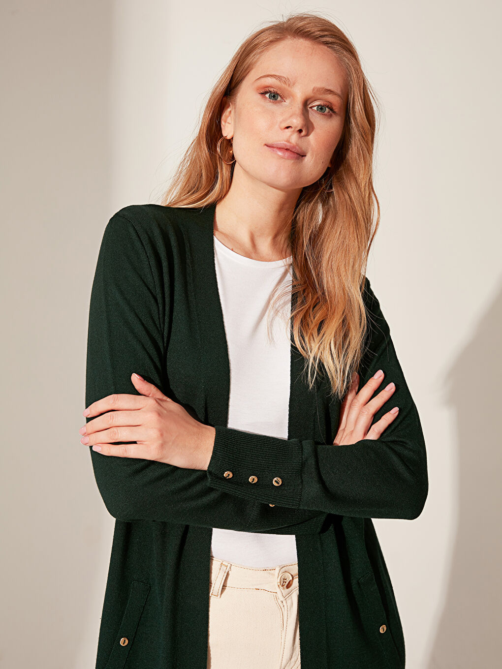 Koyu Yeşil Hırka-2