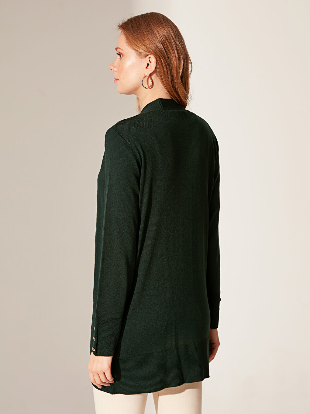 Koyu Yeşil Hırka-3