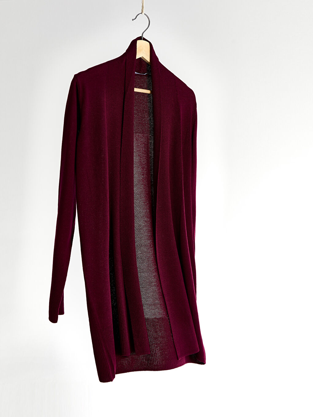 Shawl Collar Long Sleeve Women's Cardigan