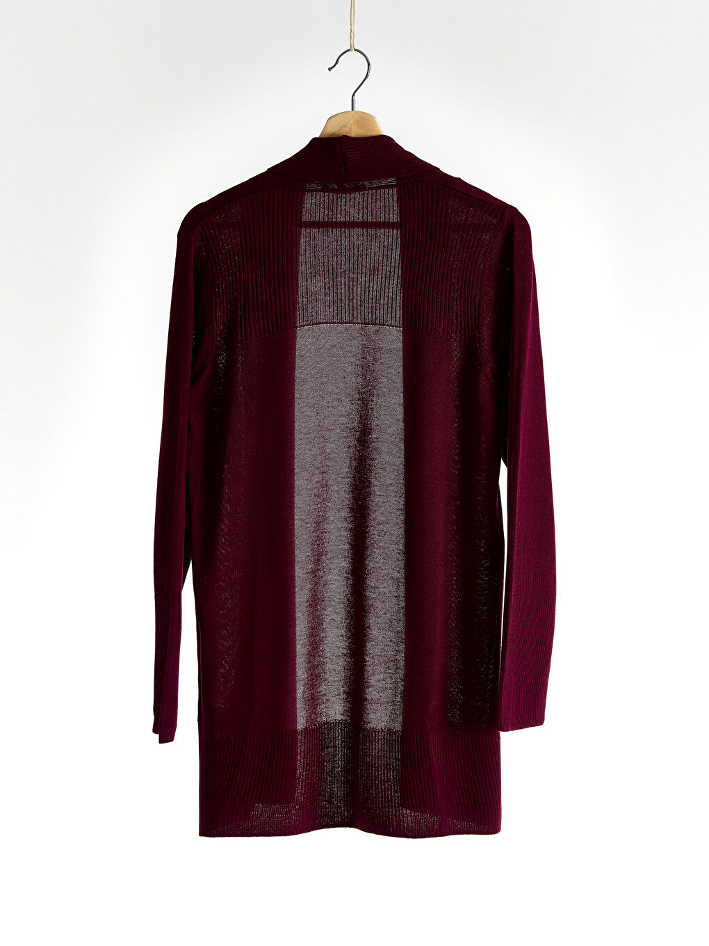 Shawl Collar Long Sleeve Women's Cardigan-1