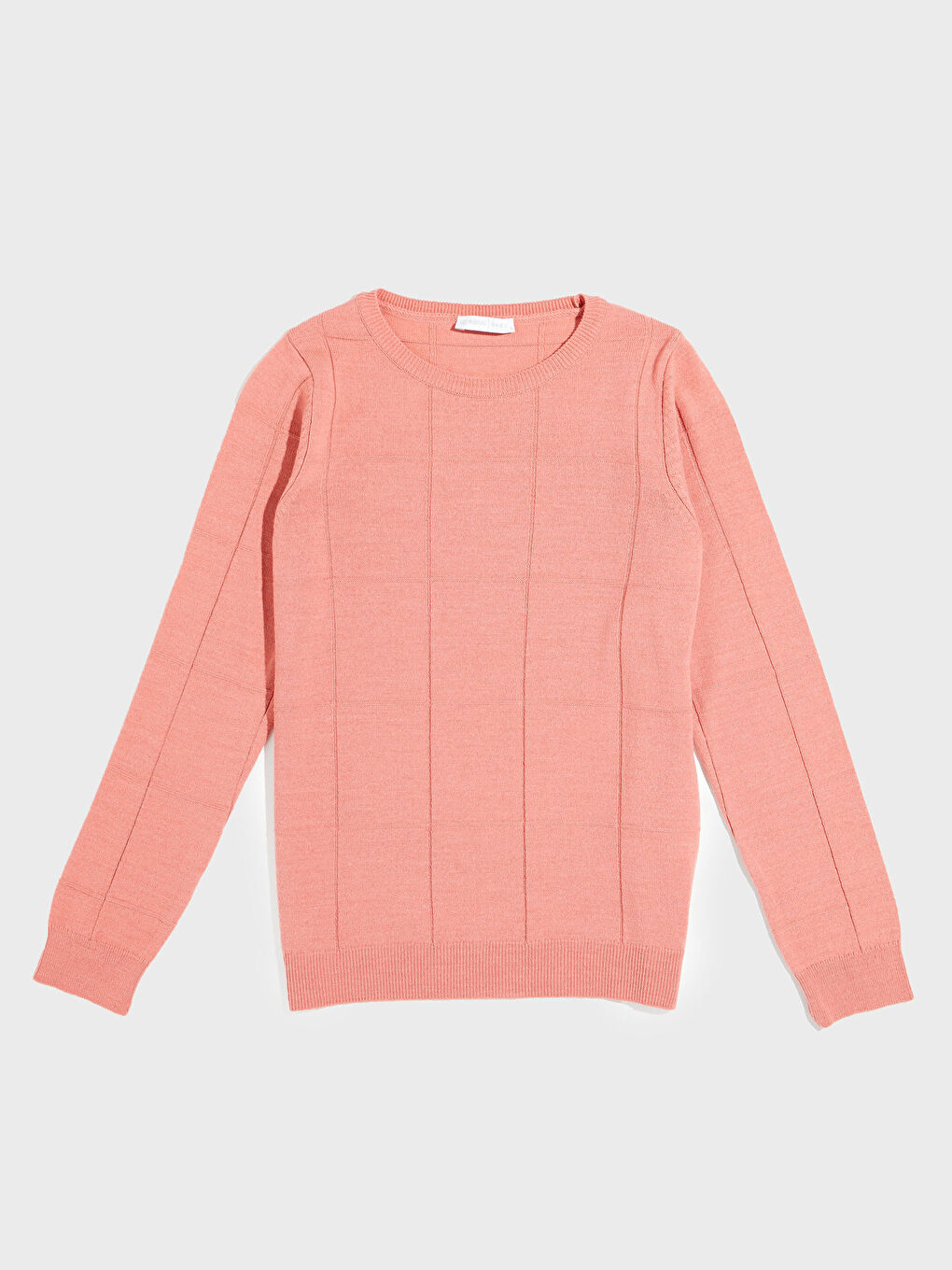 Self-Patterned Lightweight Tricot Jumper