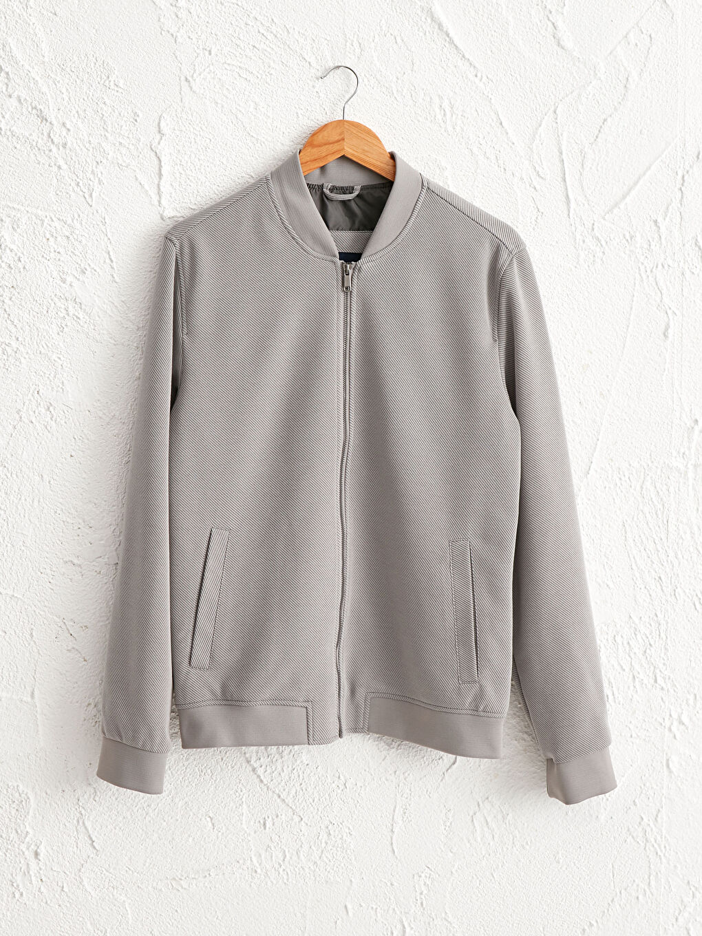 Standard Pattern College Collar Slim Men's Coat-7