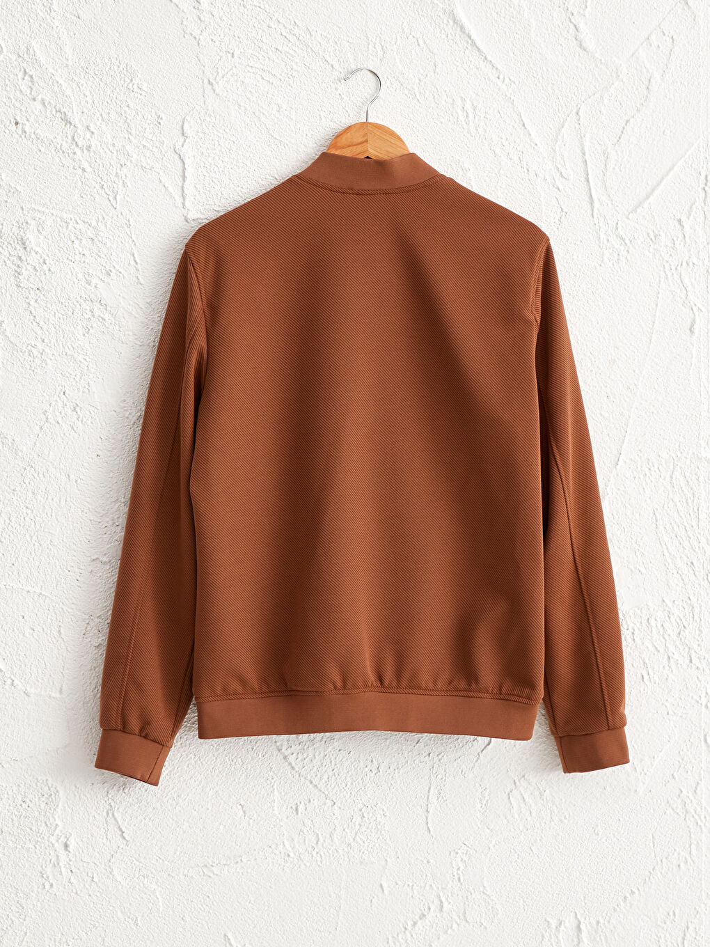 Manteau Slim pour Hommes à Motif Standard avec Col Université-8