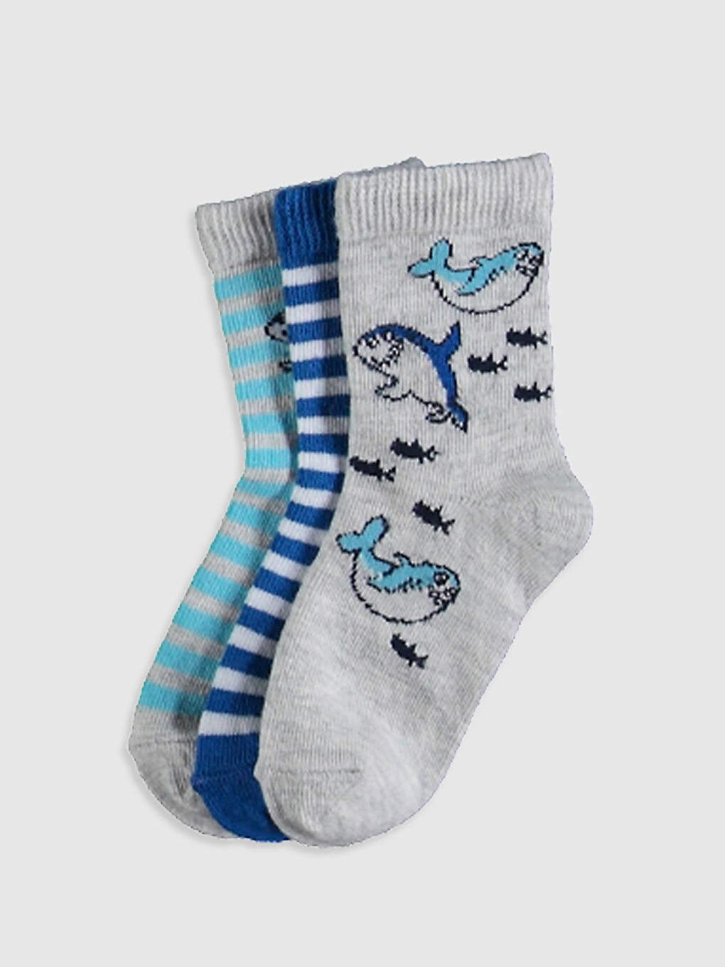 LCW baby 3-pack Baby Boy’s Ankle Socks -0W2610Z1-CRA