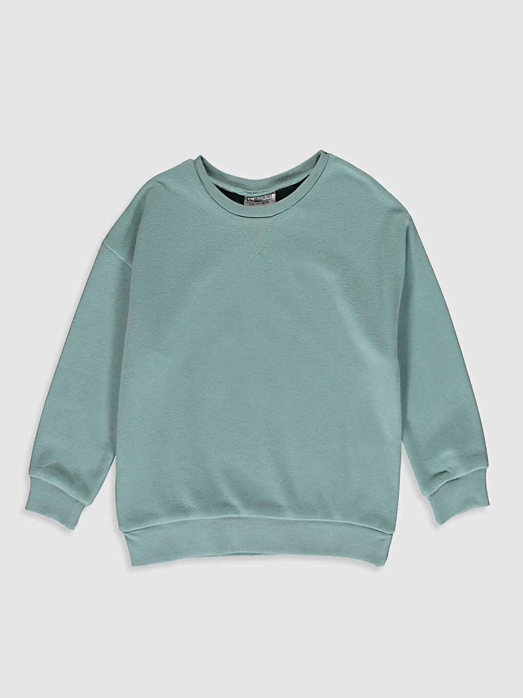 Crew Neck Long Sleeve Girls' Sweatshirt