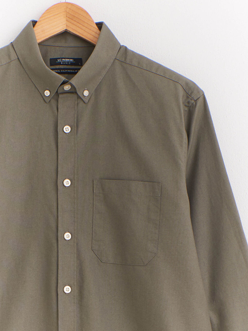 Chemise Oxford à Manches Longues Coupe Régulière-2