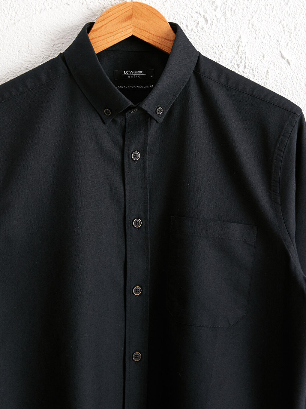 Chemise Oxford à Manches Longues Coupe Régulière-2