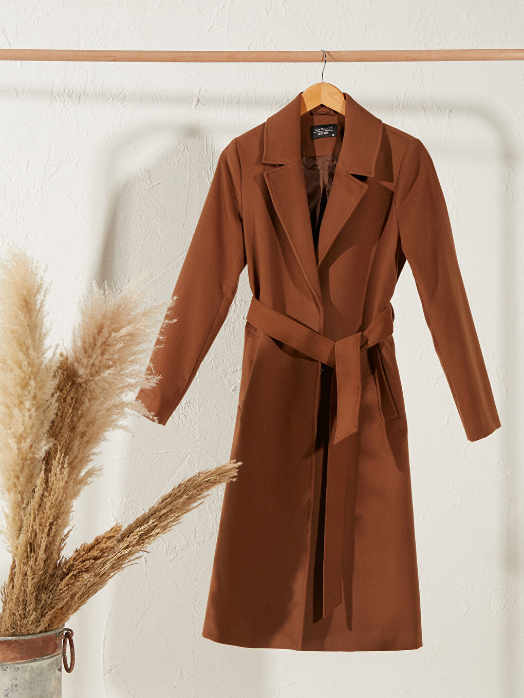 Shawl Collar Long Sleeve Oversize Women's Cachet Coat