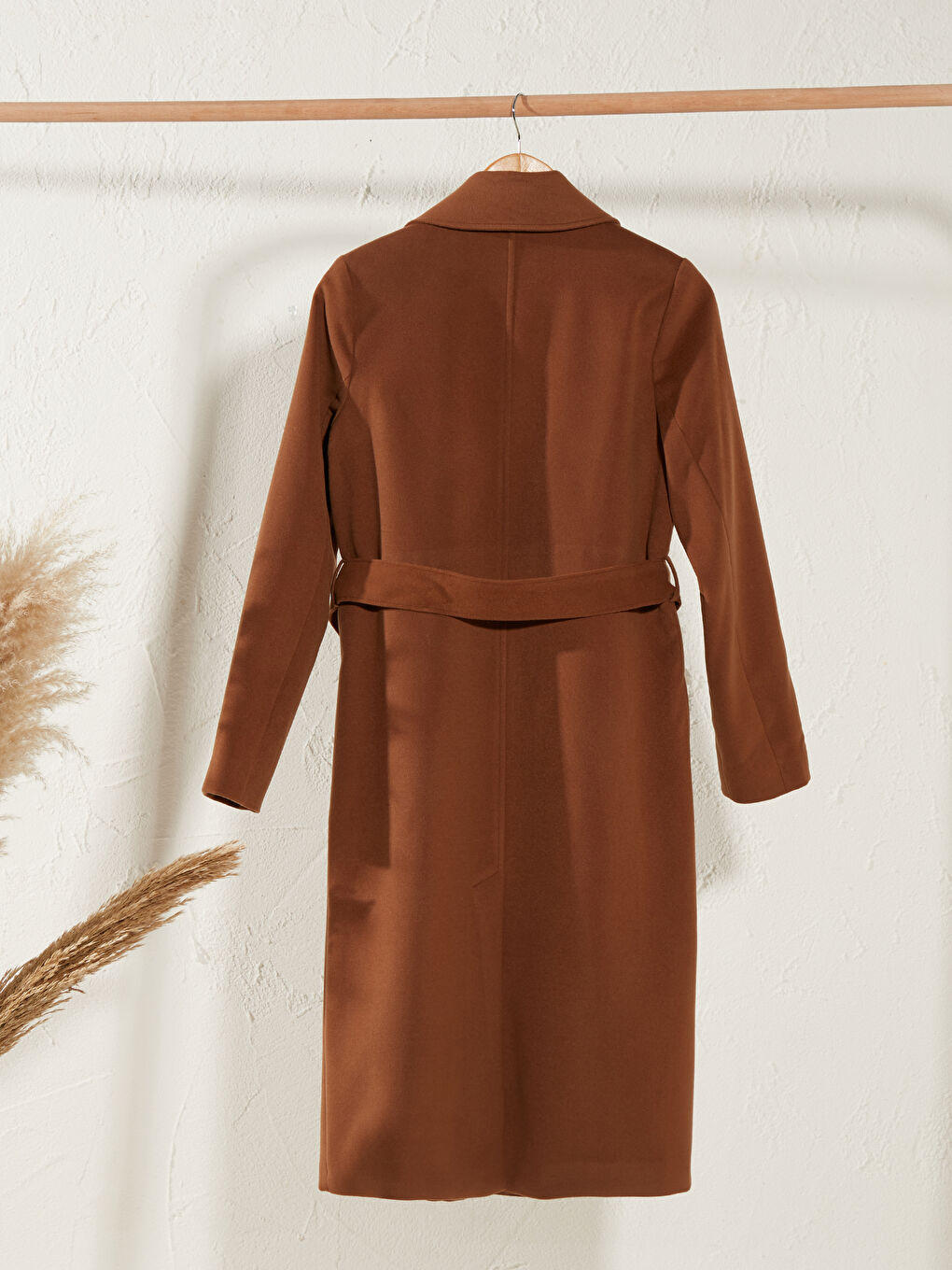 Shawl Collar Long Sleeve Oversize Women's Cachet Coat-1