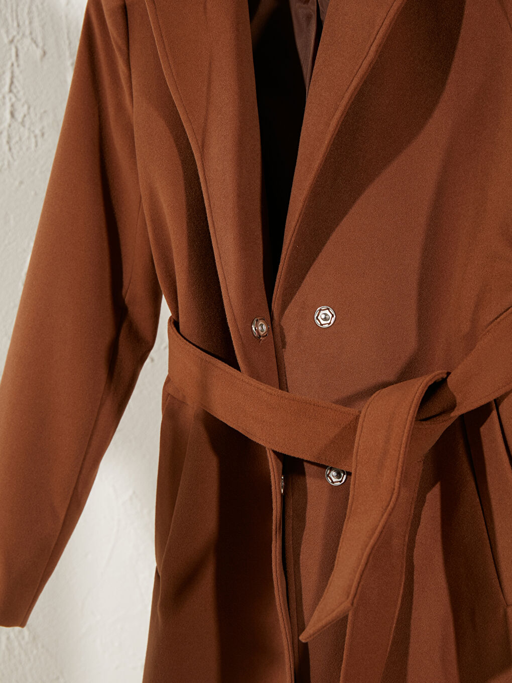 Shawl Collar Long Sleeve Oversize Women's Cachet Coat-2