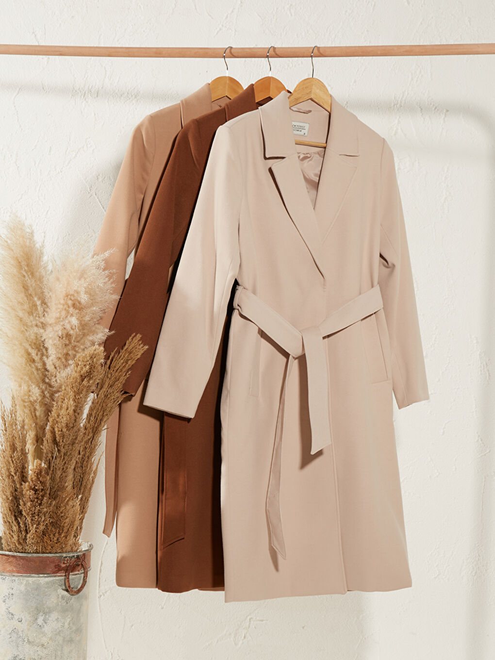 Woman BEIGE Coatigan