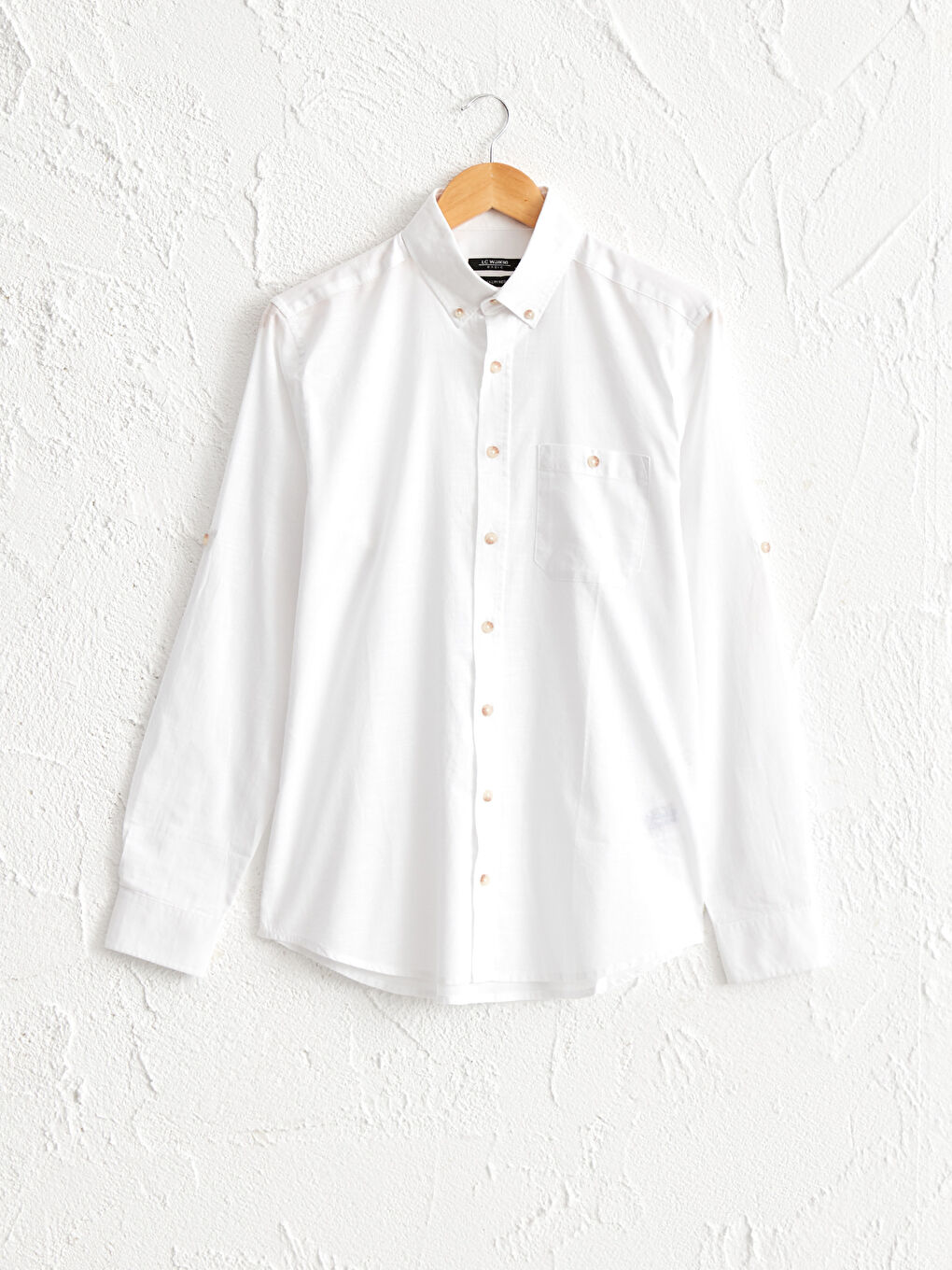 Regular Fit Uzun Kollu Poplin Gömlek