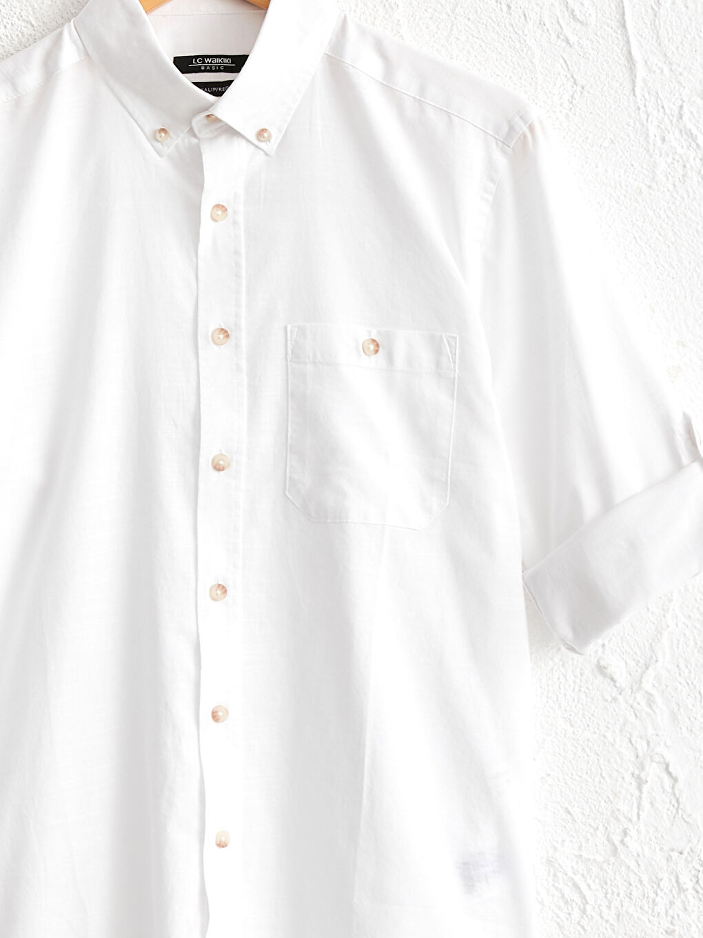 Regular Fit Uzun Kollu Poplin Gömlek-2