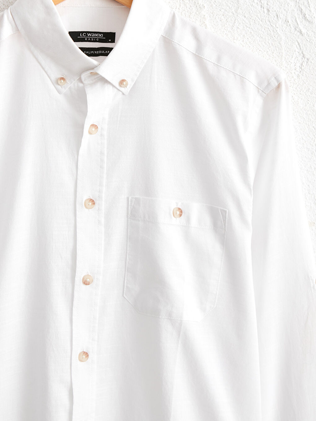 Regular Fit Uzun Kollu Poplin Gömlek-3