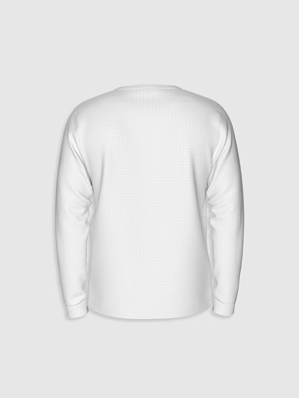 Базовая футболка с круглым вырезом и длинными рукавами-2