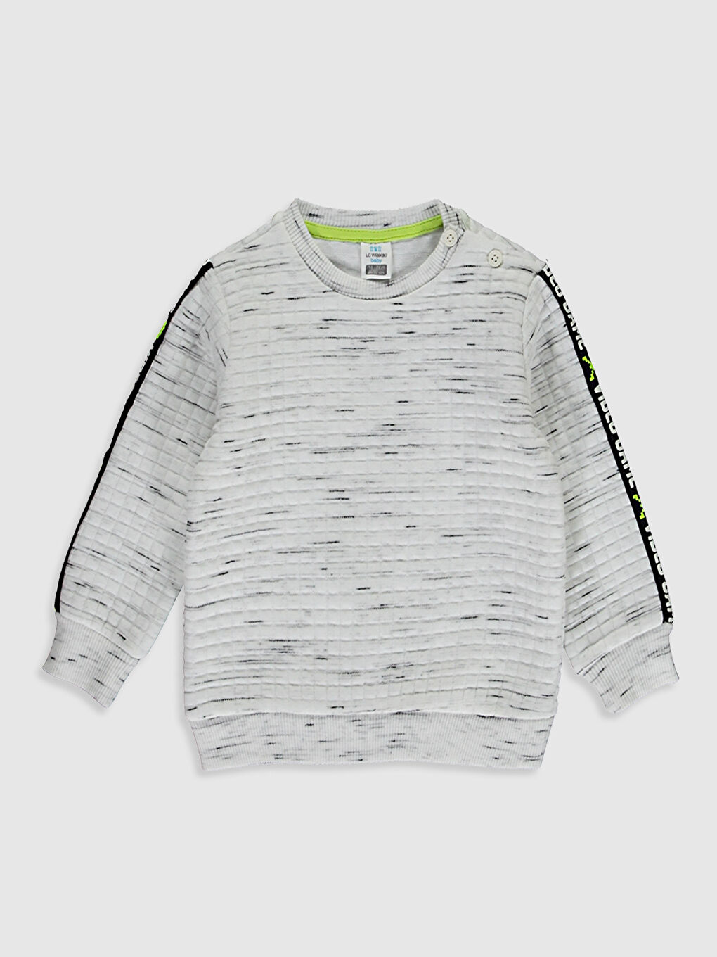 Свитшот с круглым вырезом для малышей мальчиков