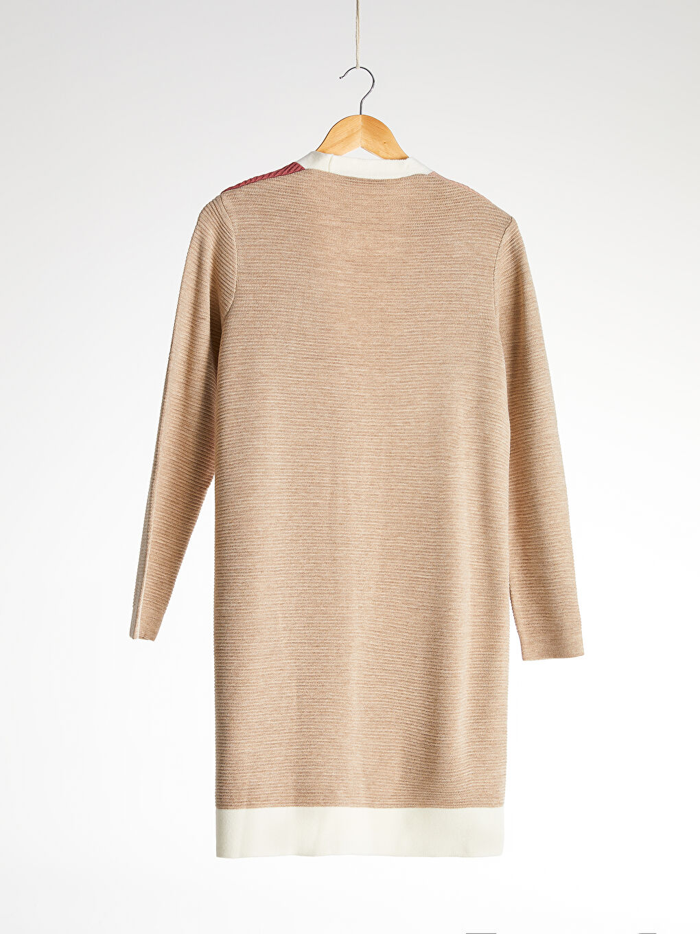 Кардиган з трикотажу в стилі колор-блок-2