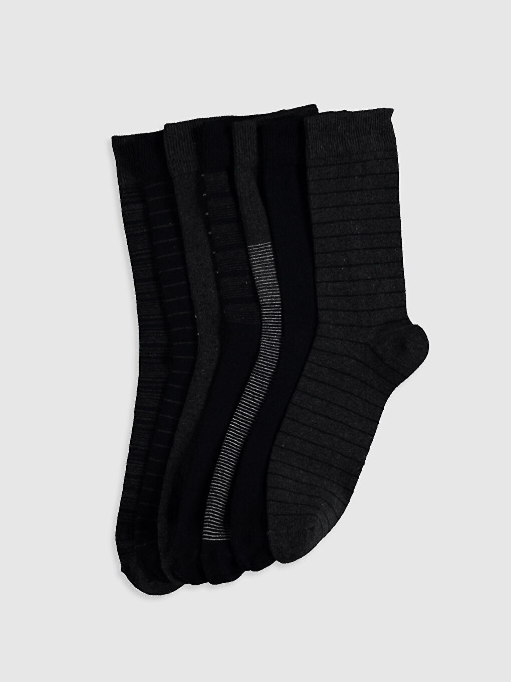 Lacivert Desenli Erkek Soket Çorap 7'li