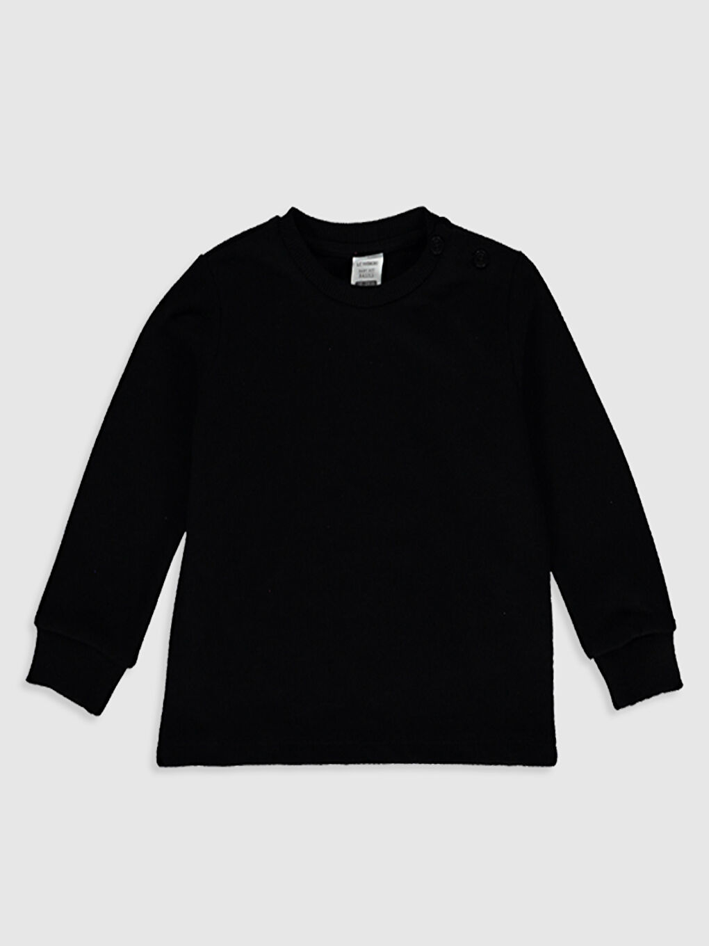 Siyah Erkek Bebek Sweatshirt-1