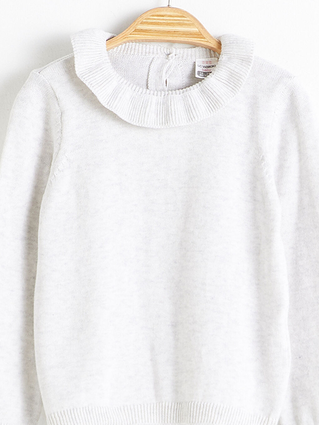 Малышки девочки Белый Свитер-2