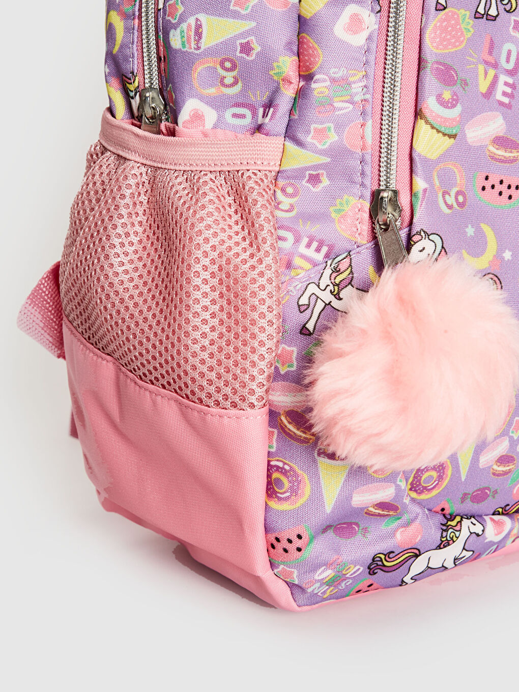Girl's Printed Backpack-3