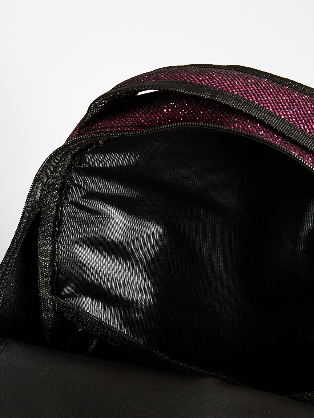 Pembe Kız Çocuk Simli Sırt Çantası-2