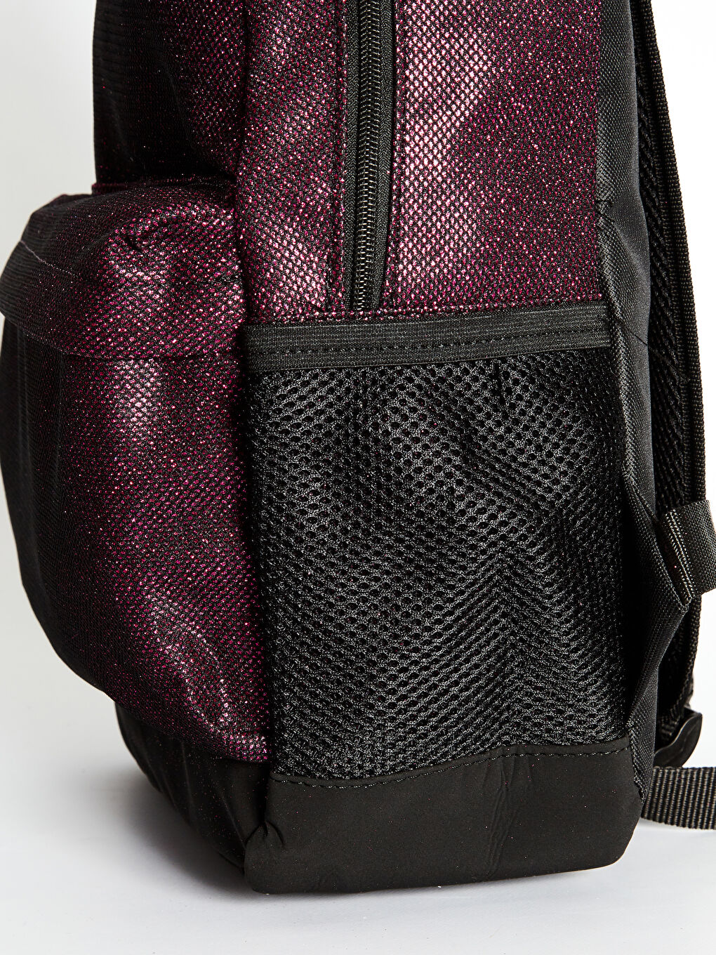 Pembe Kız Çocuk Simli Sırt Çantası-3