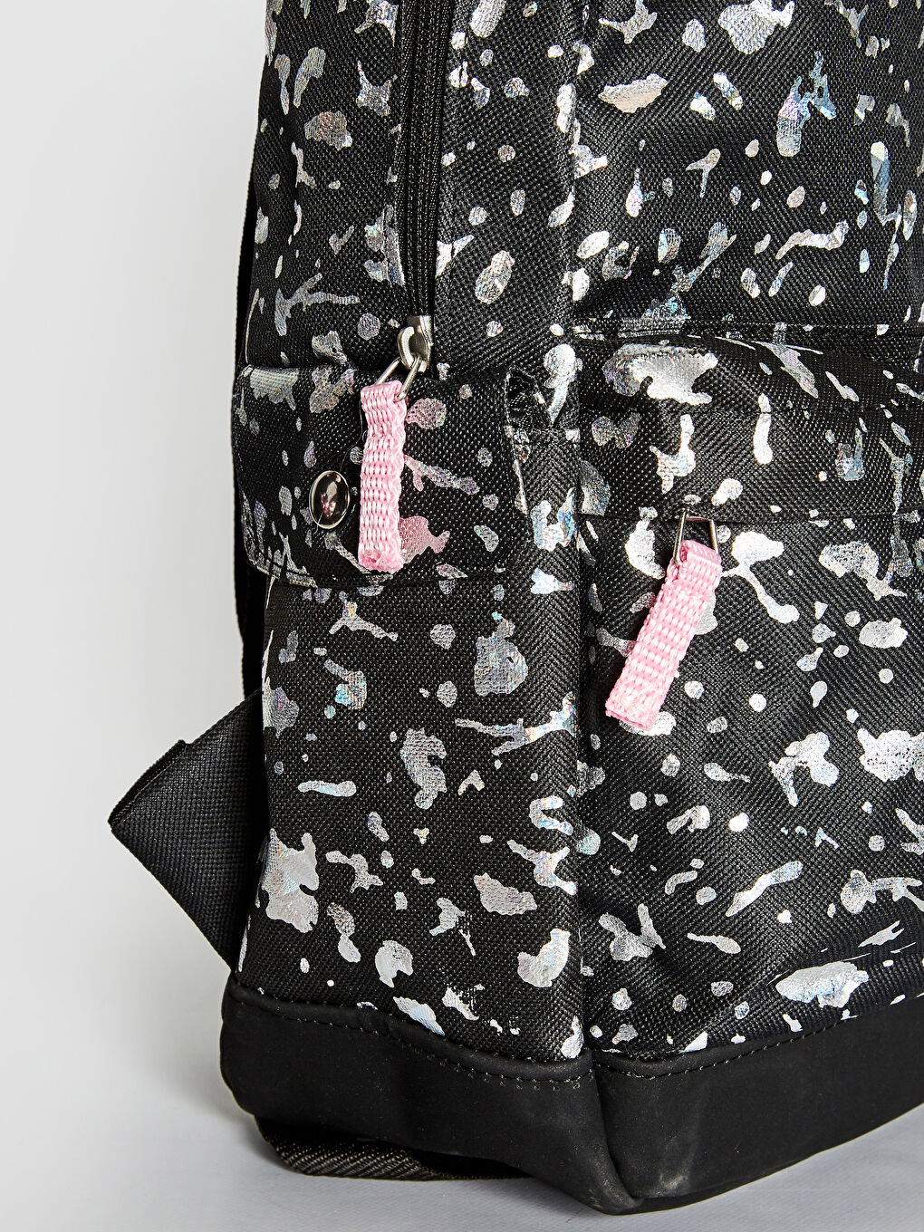 Siyah Kız Çocuk Baskılı Sırt Çantası-2