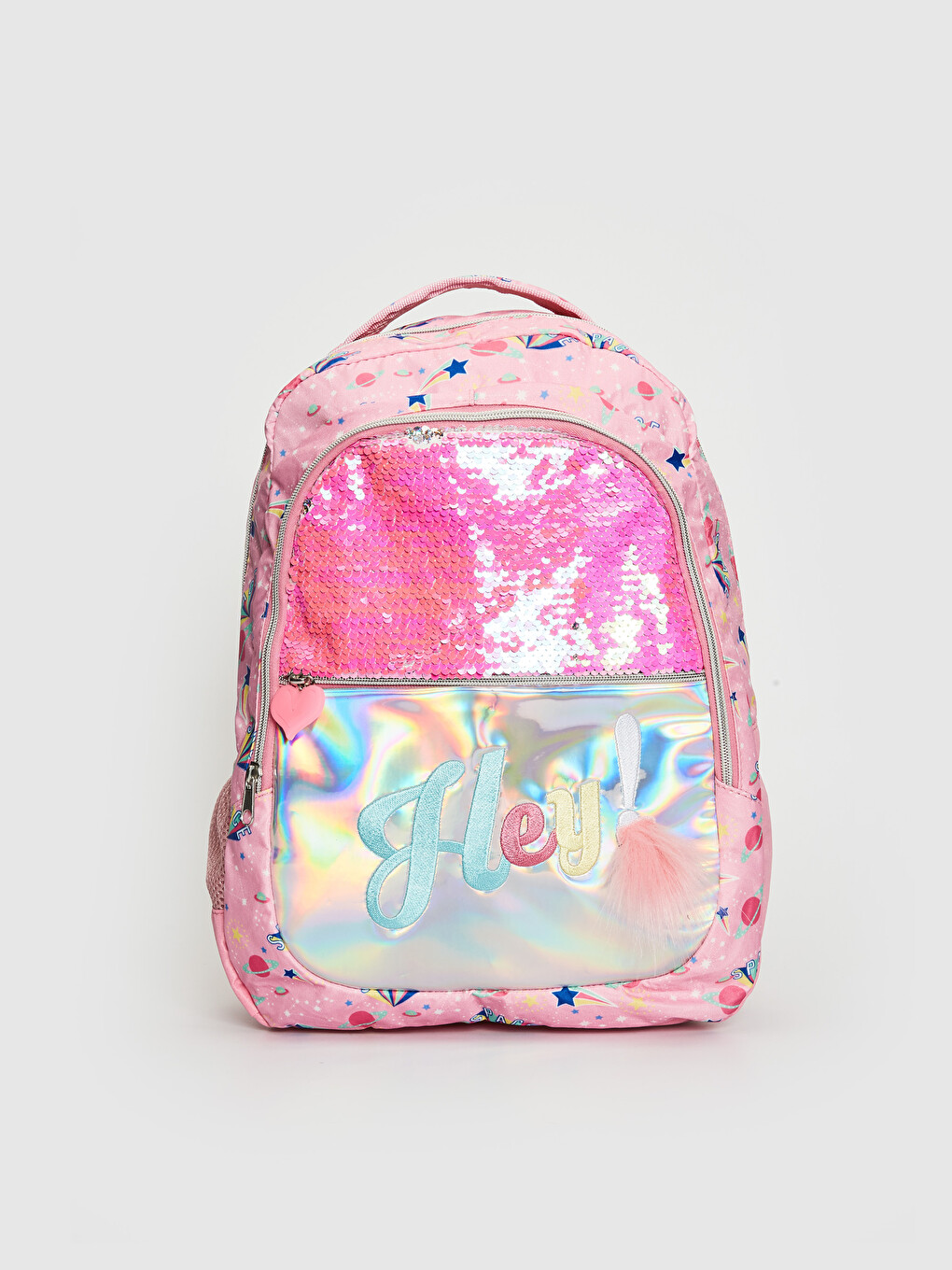 Sac à dos hologramme à sequins pour fille