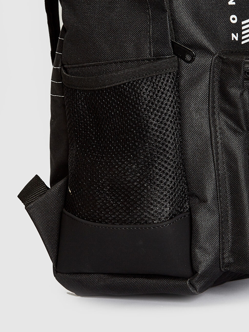 Siyah Kız Çocuk Yazı Baskılı Sırt Çantası-3