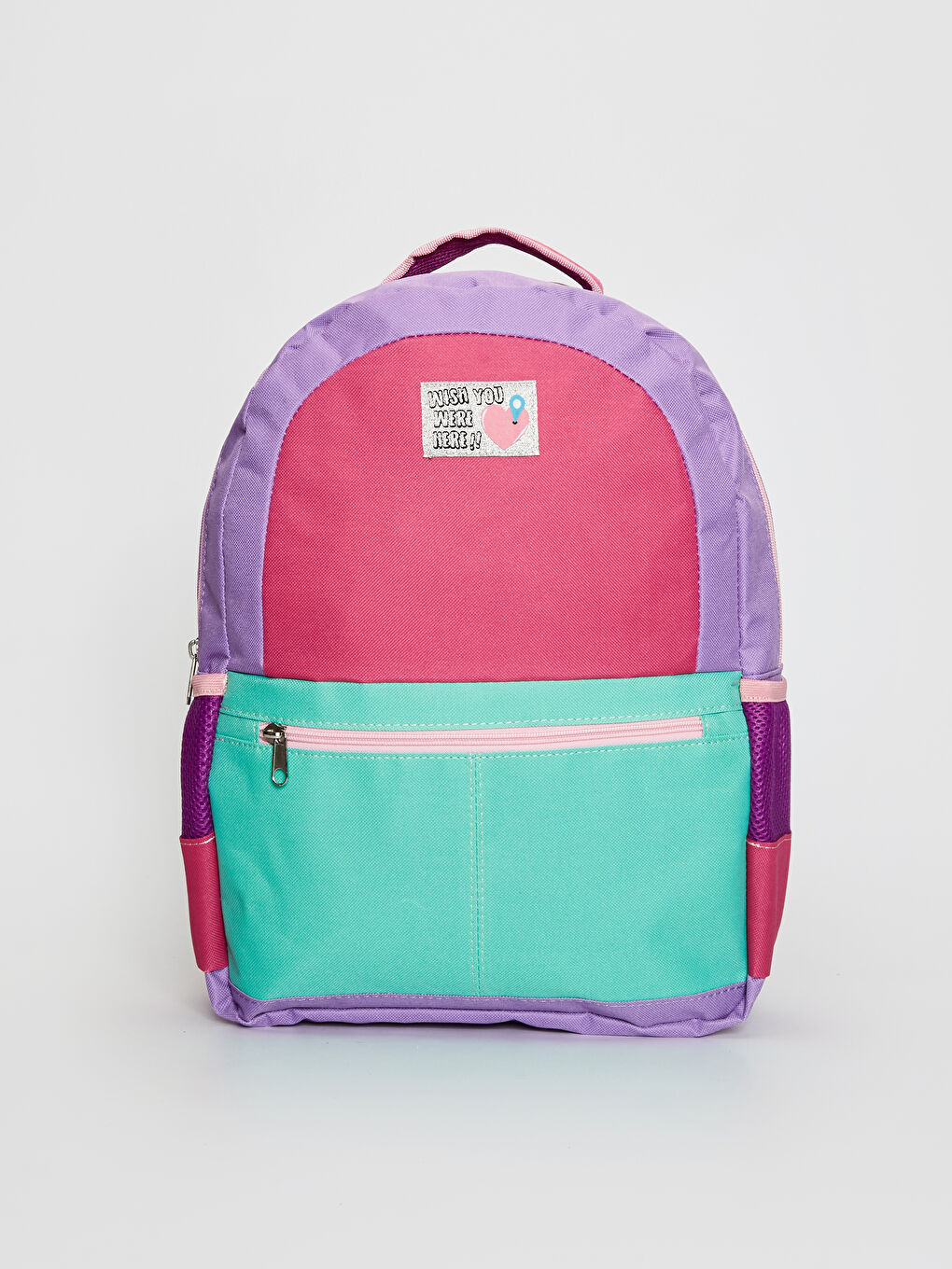 Girls Color Block Backpack