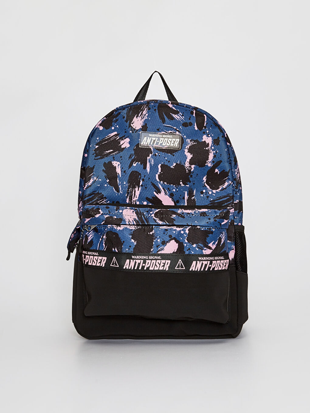 Lacivert Kız Çocuk Baskılı Sırt Çantası