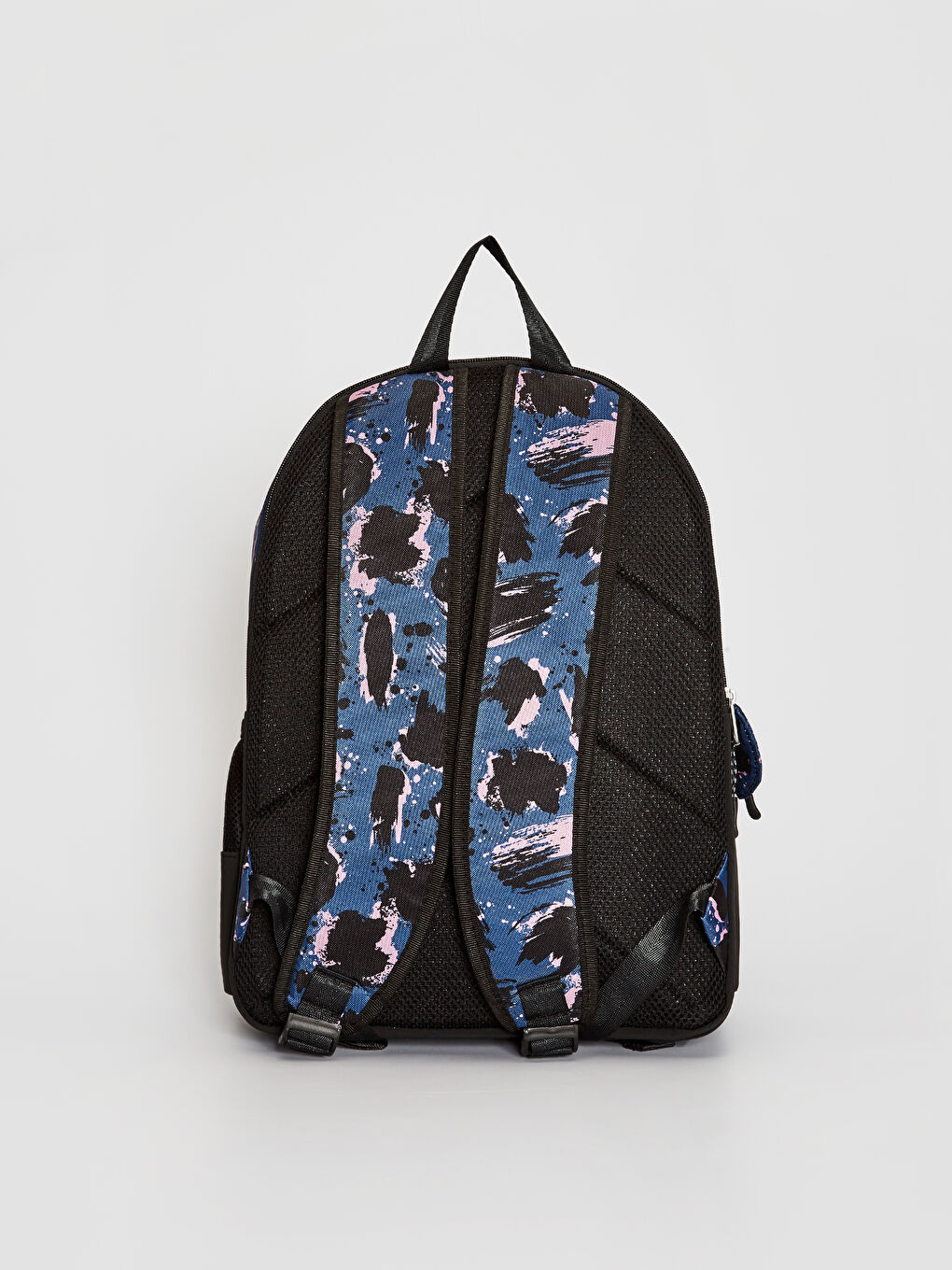 Lacivert Kız Çocuk Baskılı Sırt Çantası-1