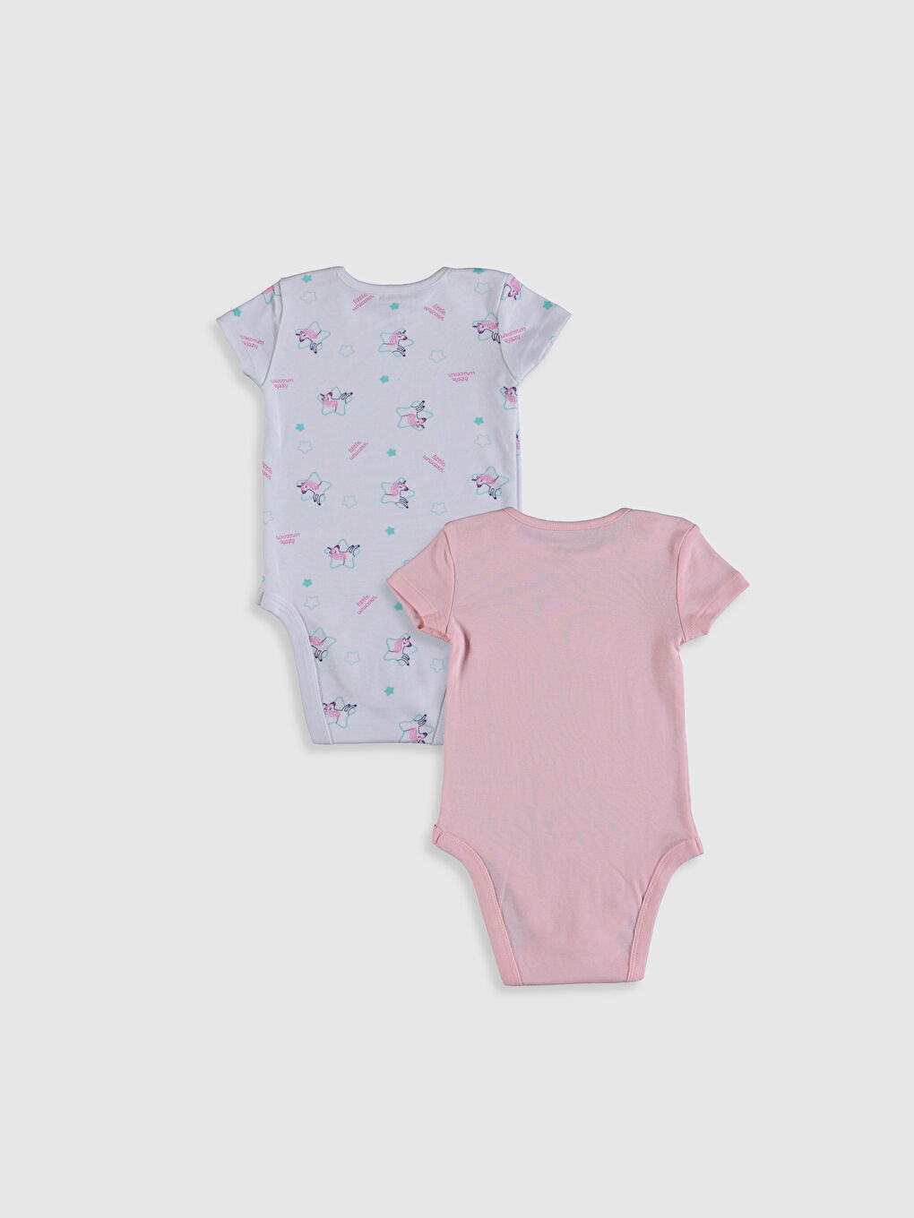 2-pack Baby Girl's Cotton Bodysuit-1