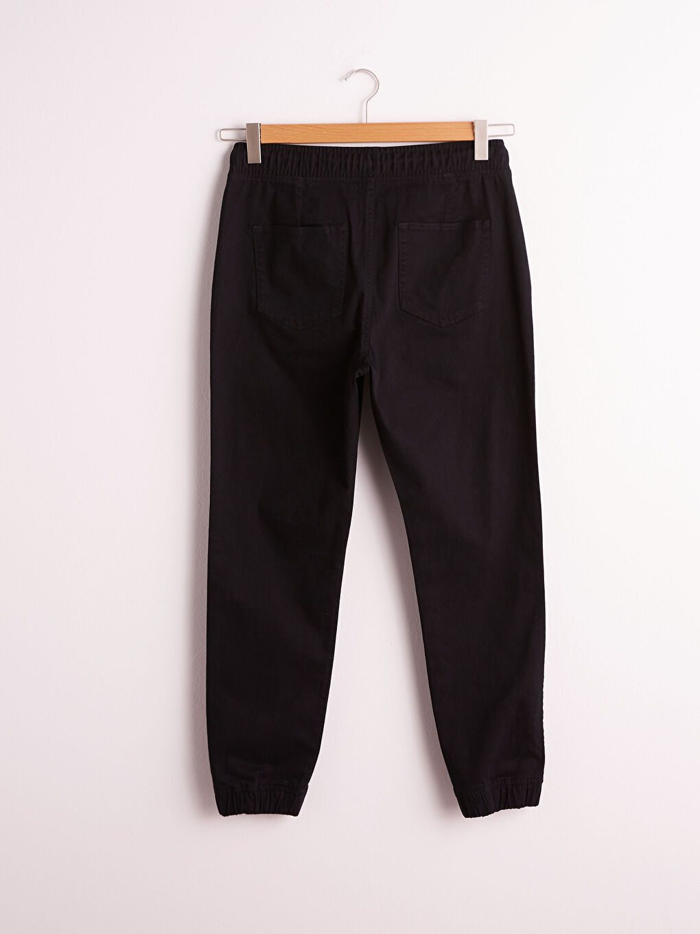 Slim Fit Gabardine Jogger Trousers-18