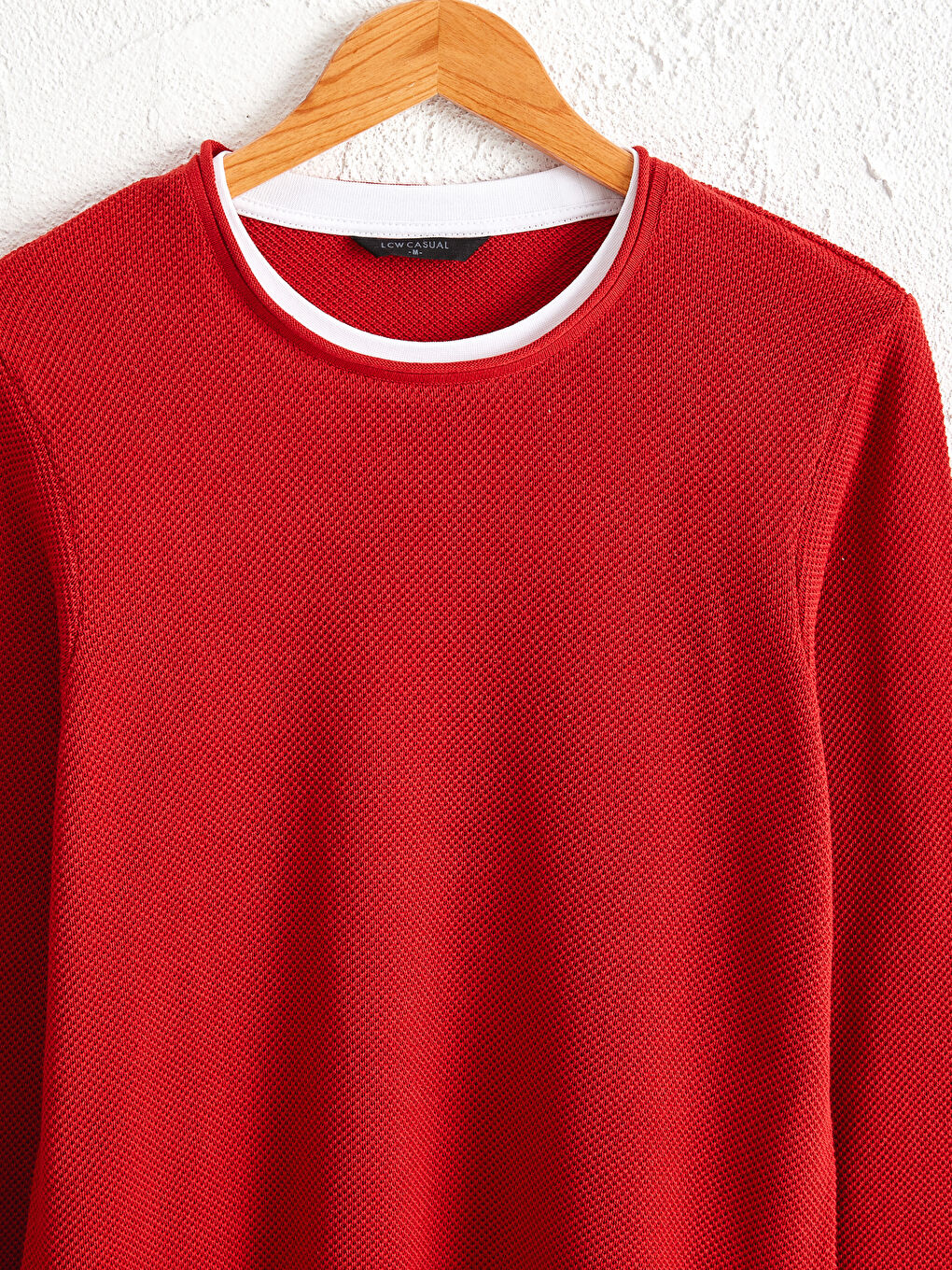 Crew Neck Plain T-Shirt-2