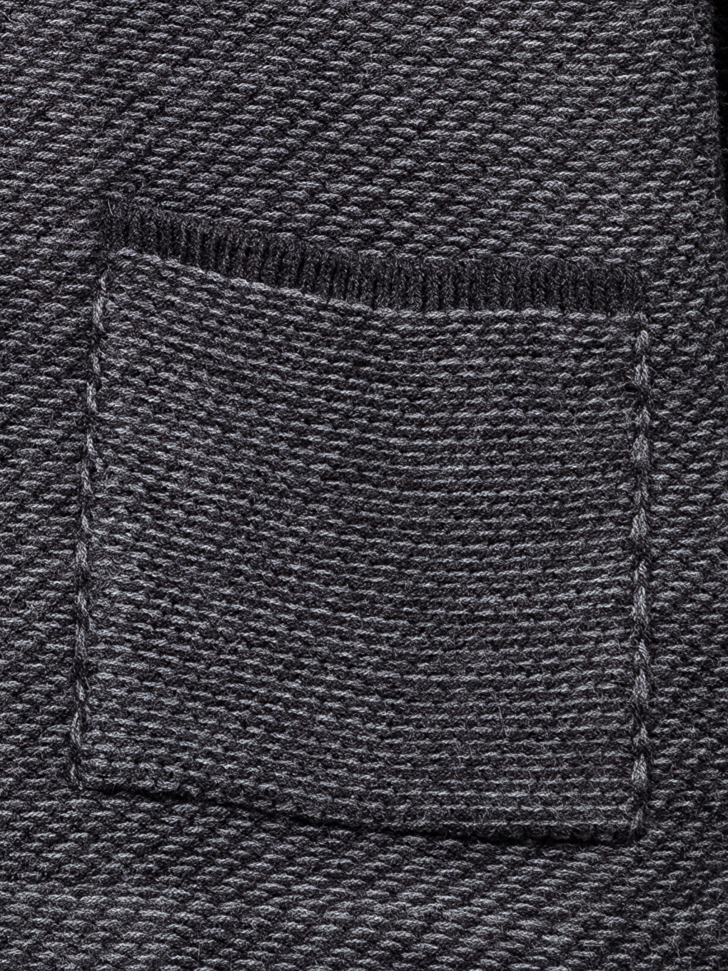 Patterned Men's Knit Cardigan-2