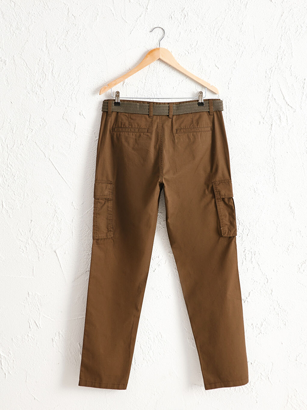 Standard Fit Gabardine Cargo Pants-1