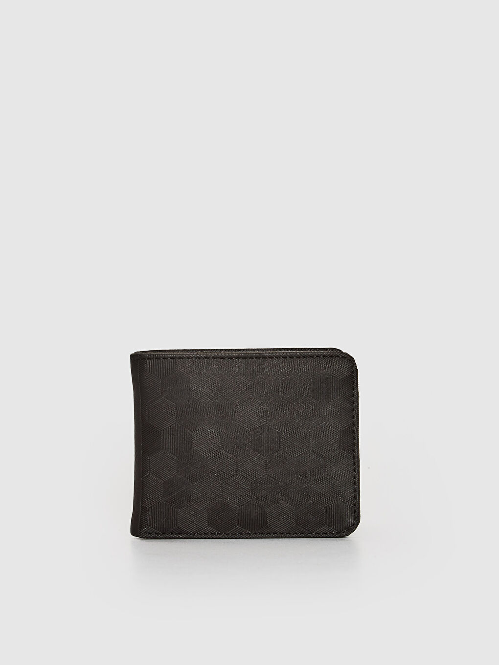 Siyah Deri Görünümlü Cüzdan