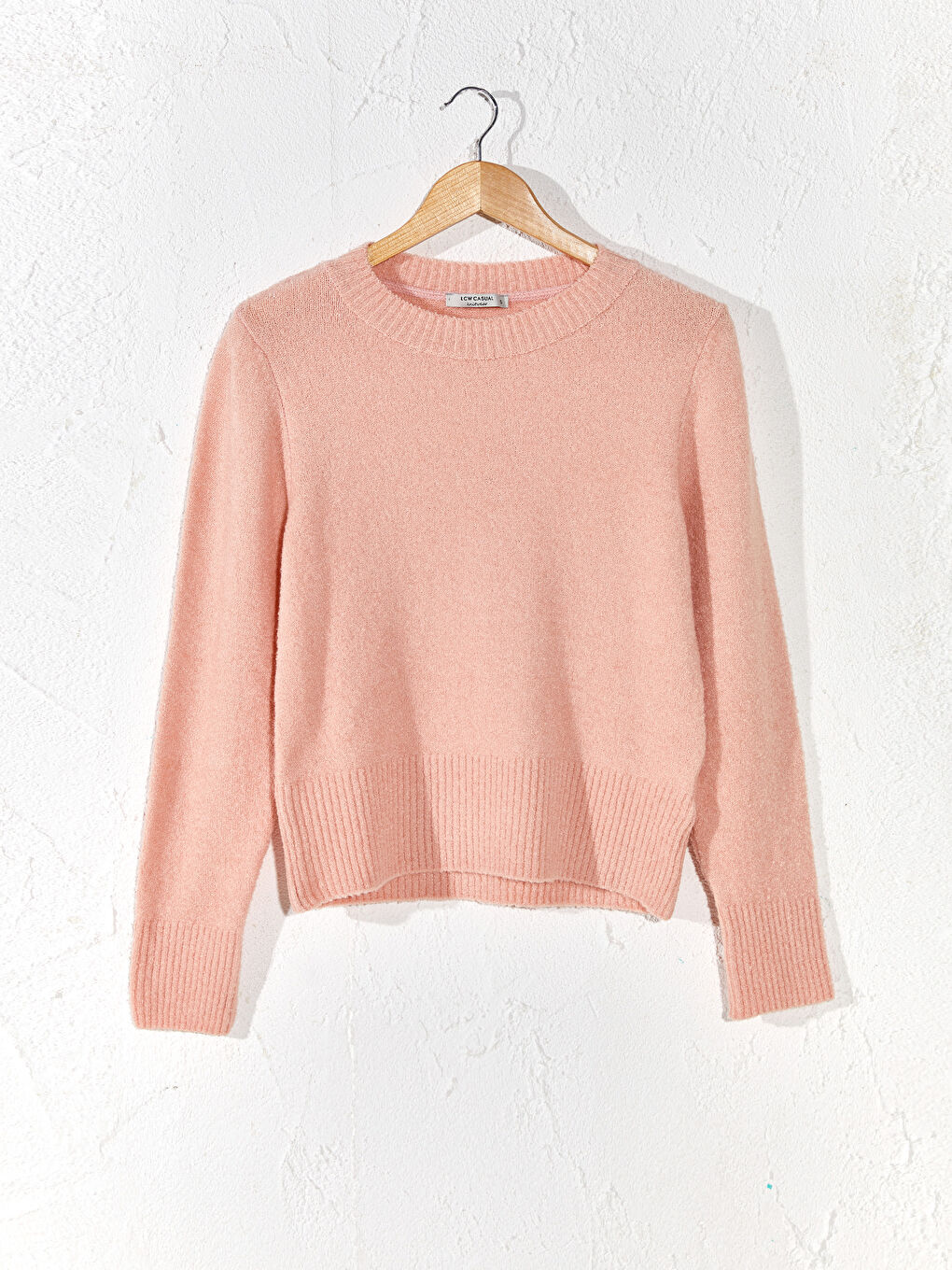 Женщины Розовый Свитер