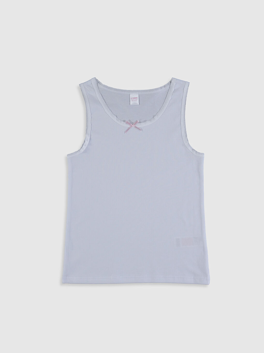 Майка с круглым вырезом для девочек, 2 упаковки-2