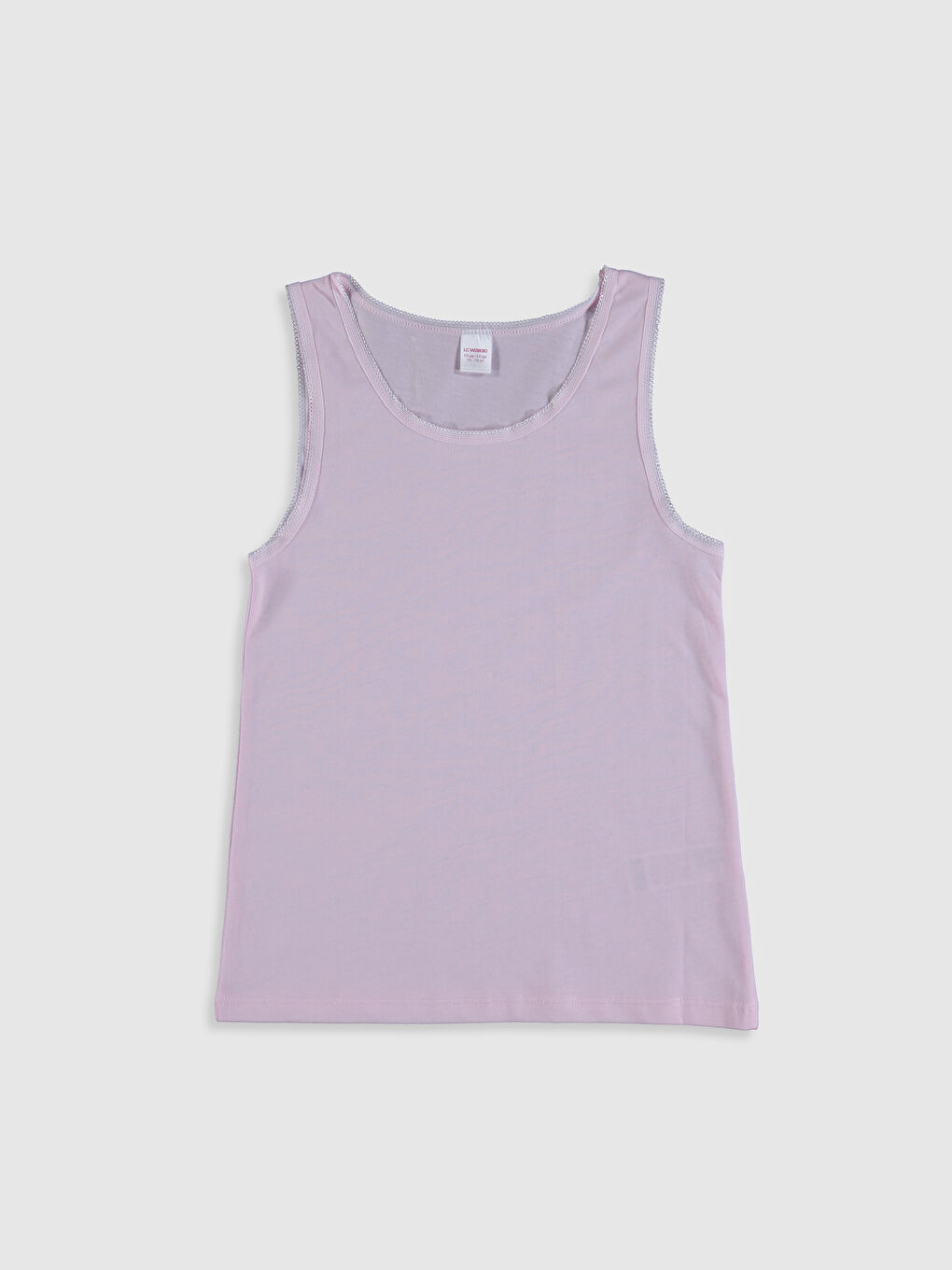 Майка с круглым вырезом для девочек, 2 упаковки-3