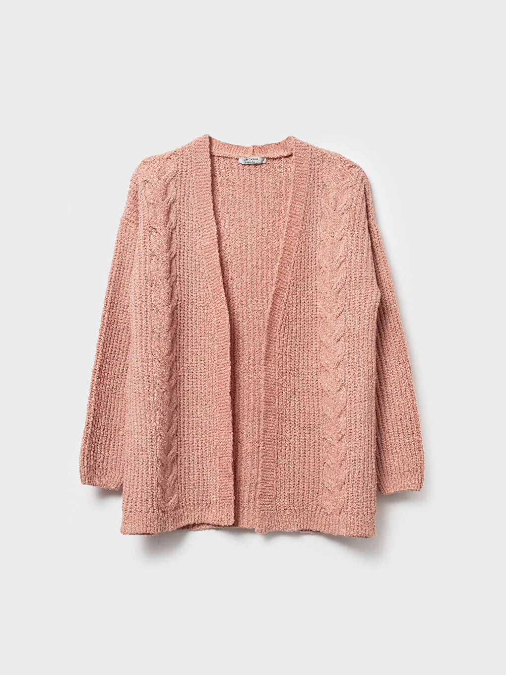 Женский кардиган стандартного кроя с длинным рукавом