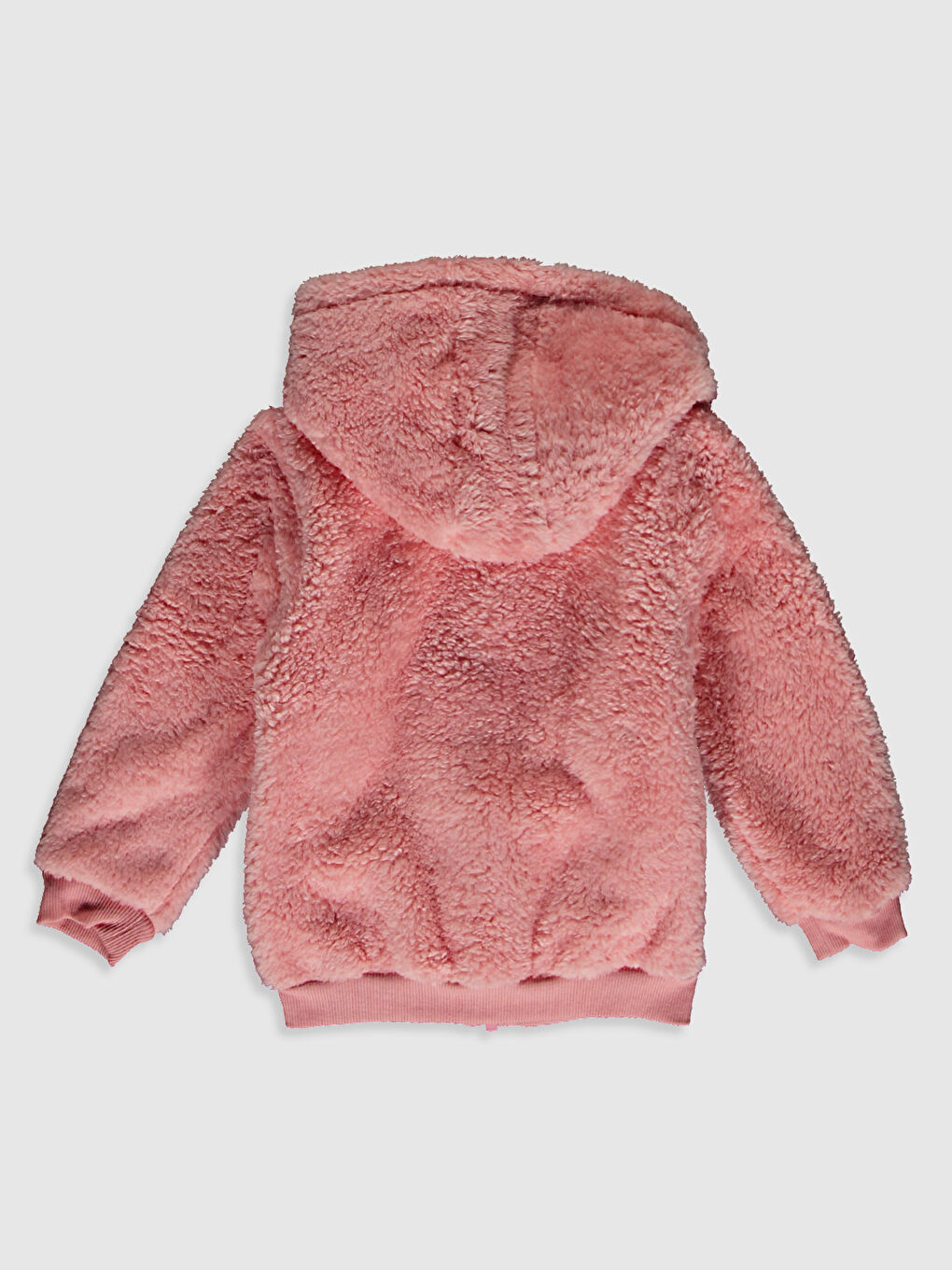Pembe Kız Bebek Pelüş Hırka-1