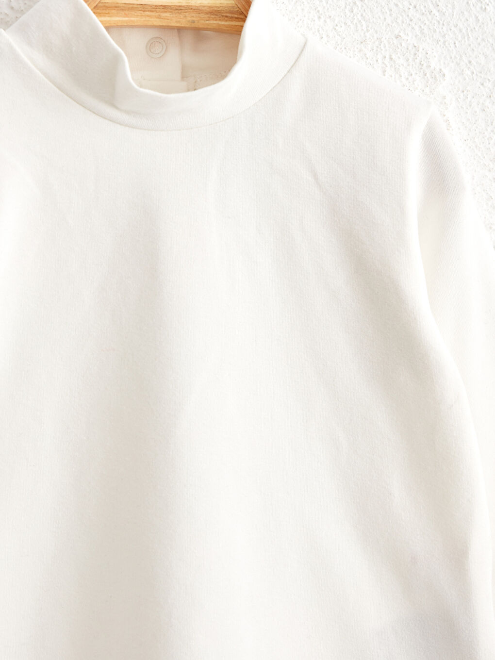 Базовая хлопковая футболка для малышей-девочек-2