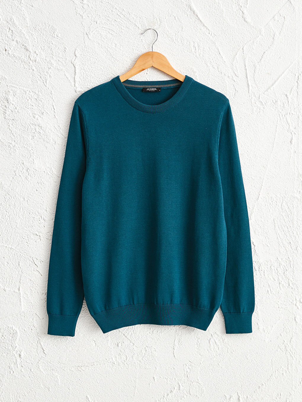 Crew Neck Basic Tricot Jumper